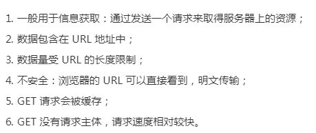 GET请求与POST请求的区别对比